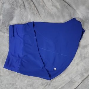 GUC! Lululemon 4” Speed Up LR lined shorts royal blue